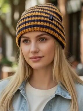Free People Stripe It Up Beanie